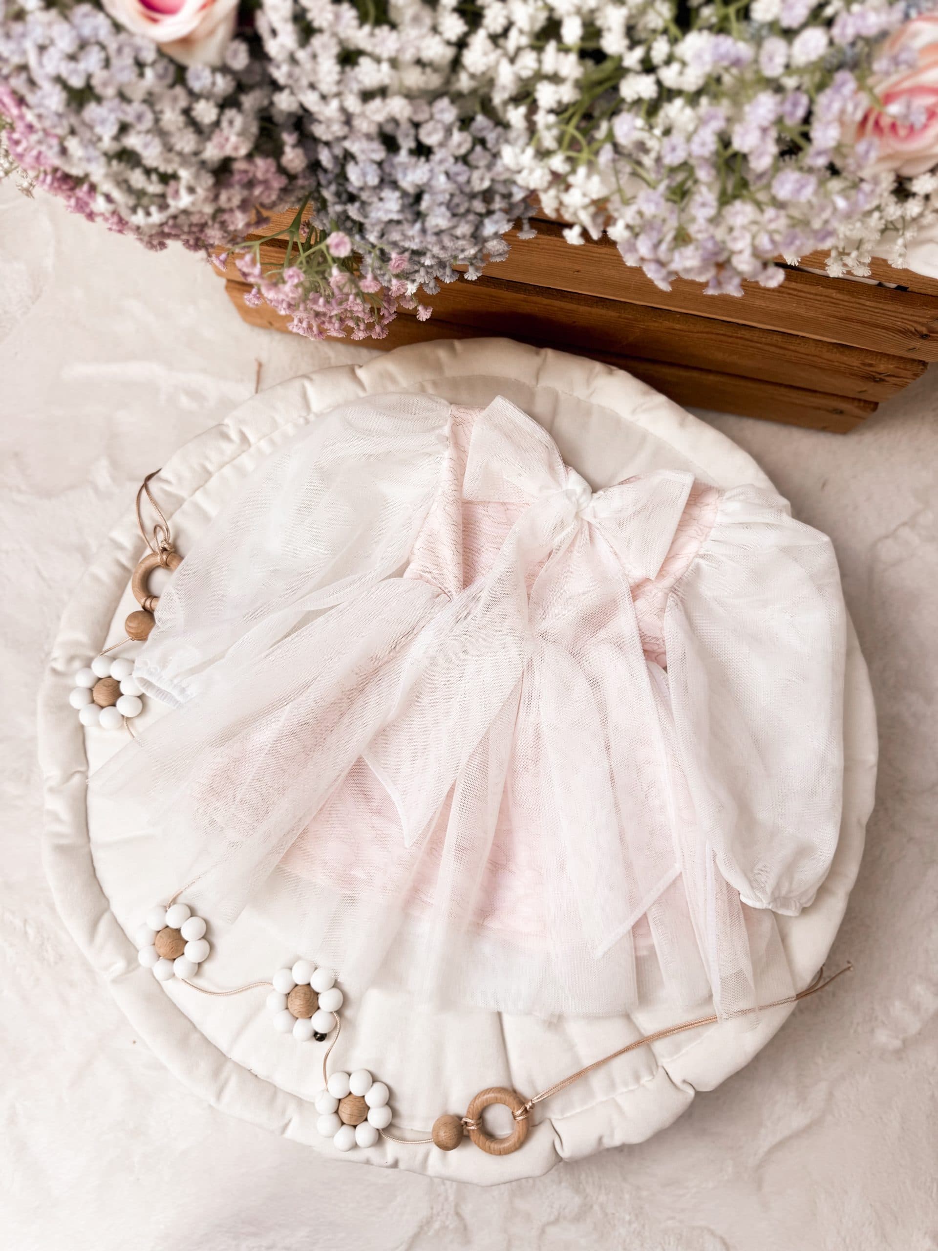 Sukienka tiulowa golden pink SOPHIE