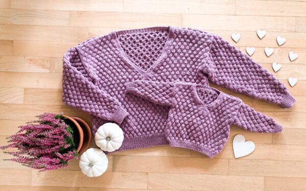 Sweterek 100% handmade PREMIUM Lavendlove