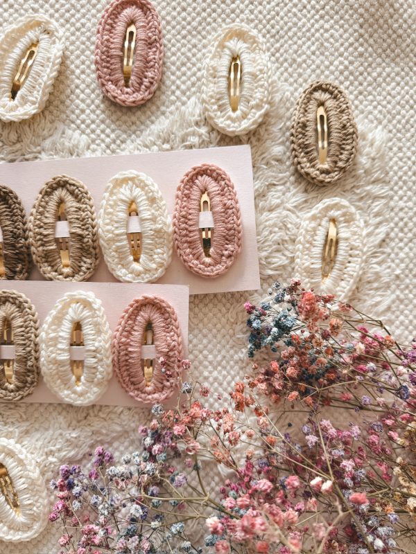 Pastel Daily Crochet Clips SET