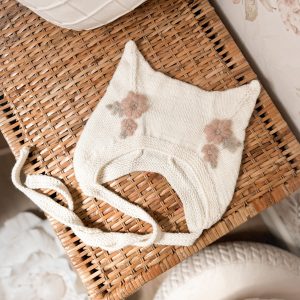 KITTEN MERINO haft FLORAL cream