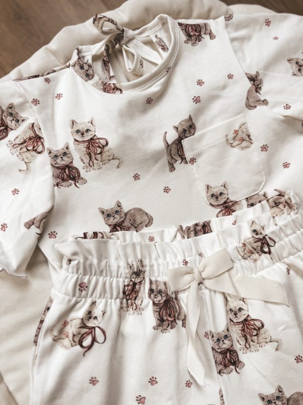 Komplet letni Kittens cream