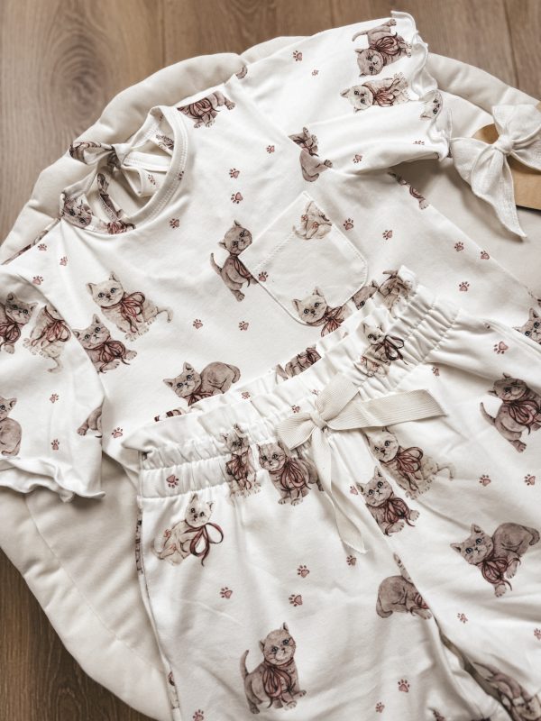 Komplet letni Kittens cream