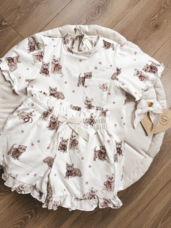 Komplet letni Kittens cream