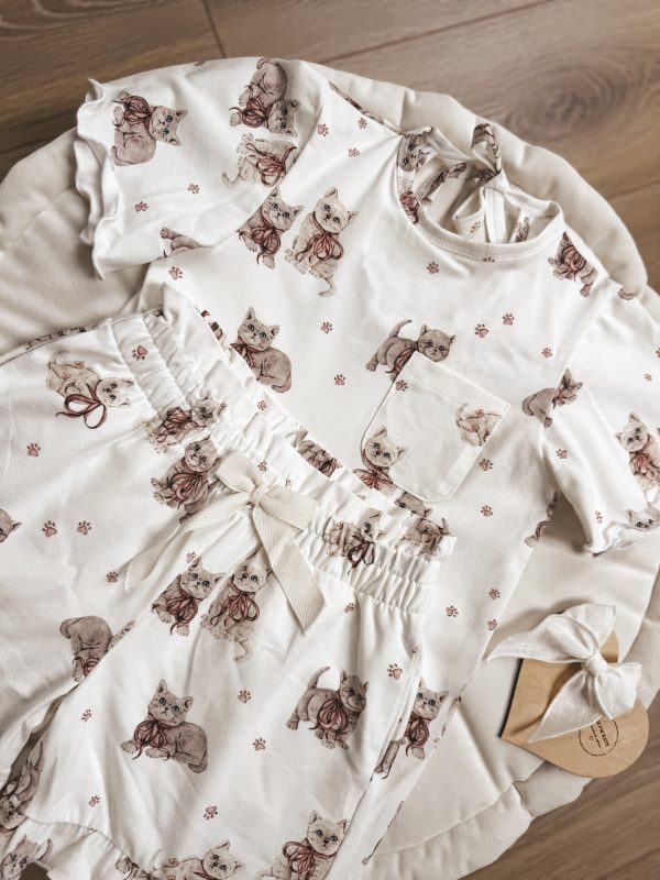 Komplet letni Kittens cream