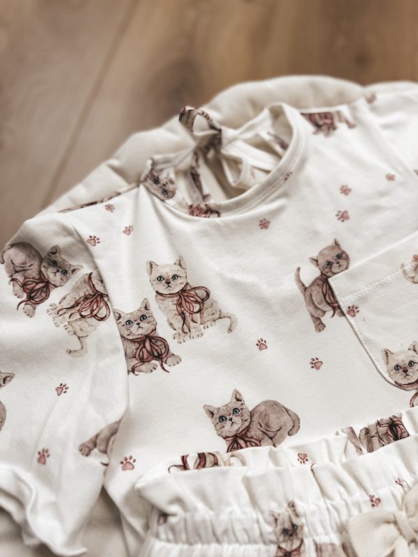 Komplet letni Kittens cream