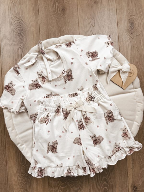 Komplet letni Kittens cream