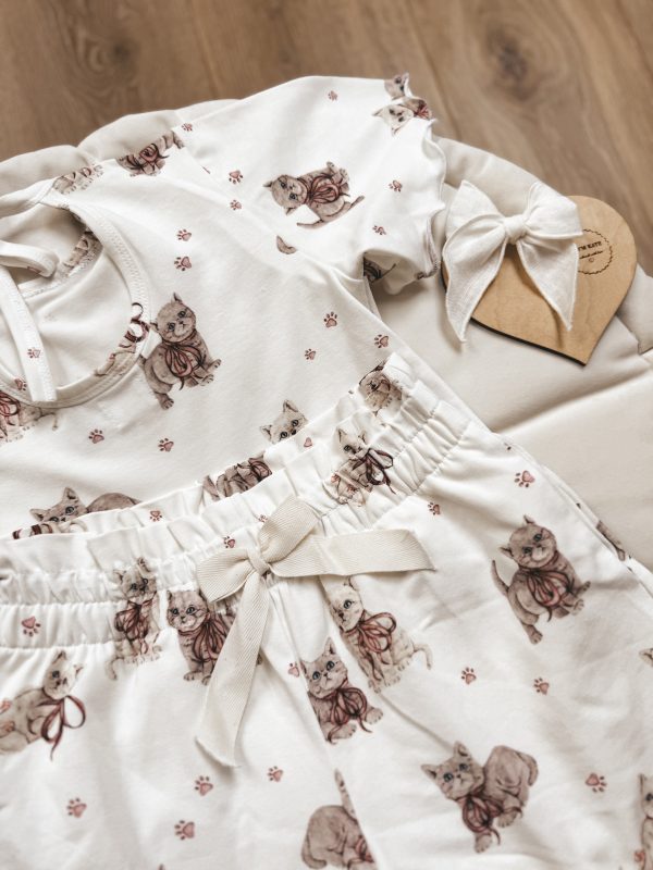 Komplet letni Kittens cream