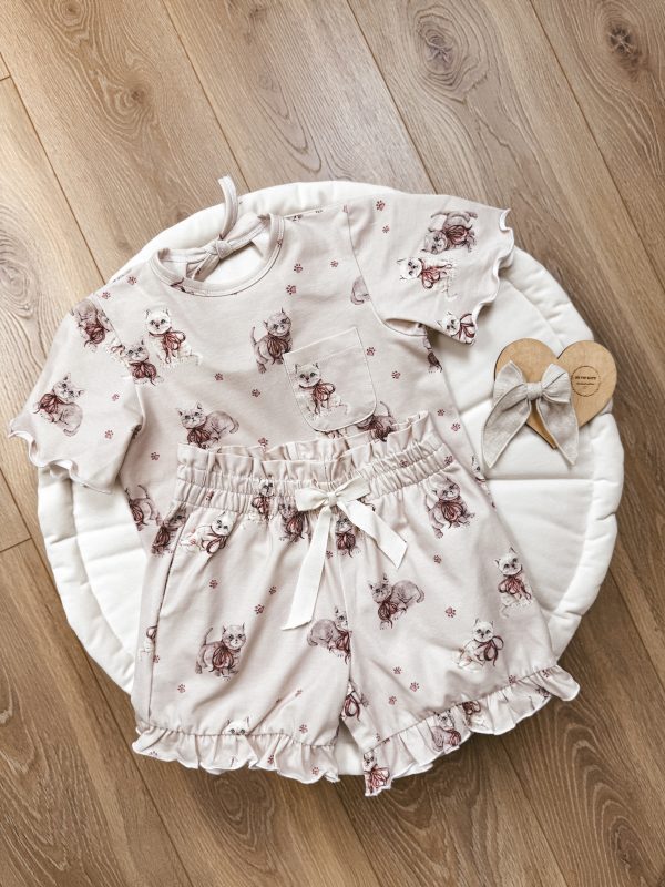 Komplet letni Kittens beige