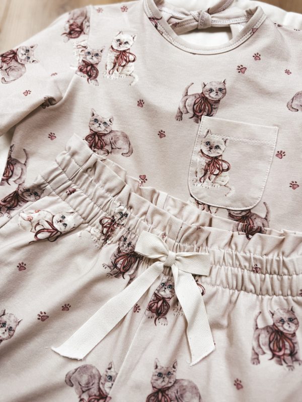 Komplet letni Kittens beige