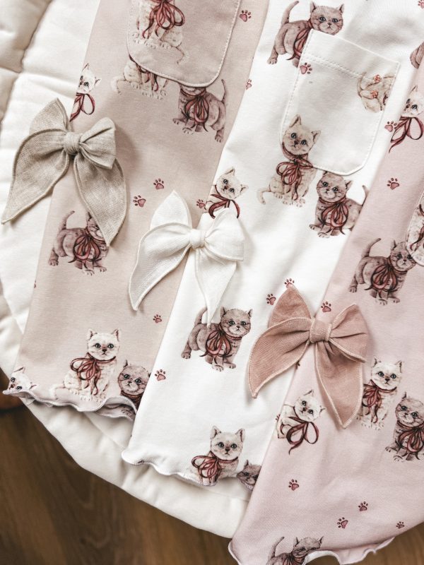 Komplet letni Kittens powder pink