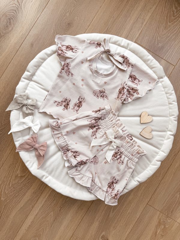 Komplet letni Puppies beige