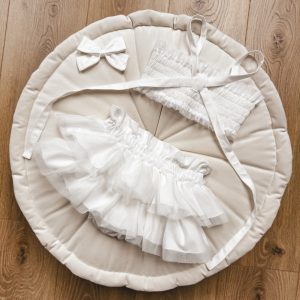 Opalacz bloomers spódniczka i top z tiulem