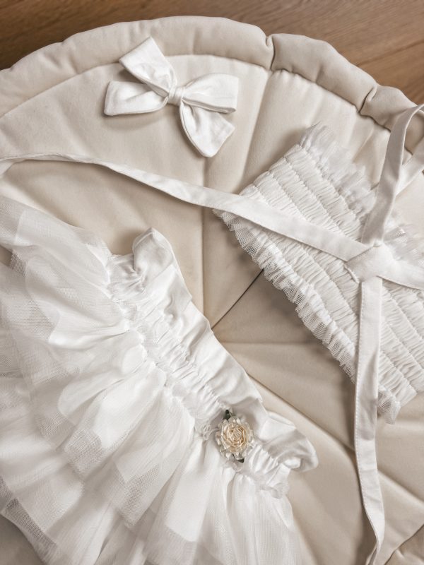 Opalacz bloomers spódniczka i top z tiulem