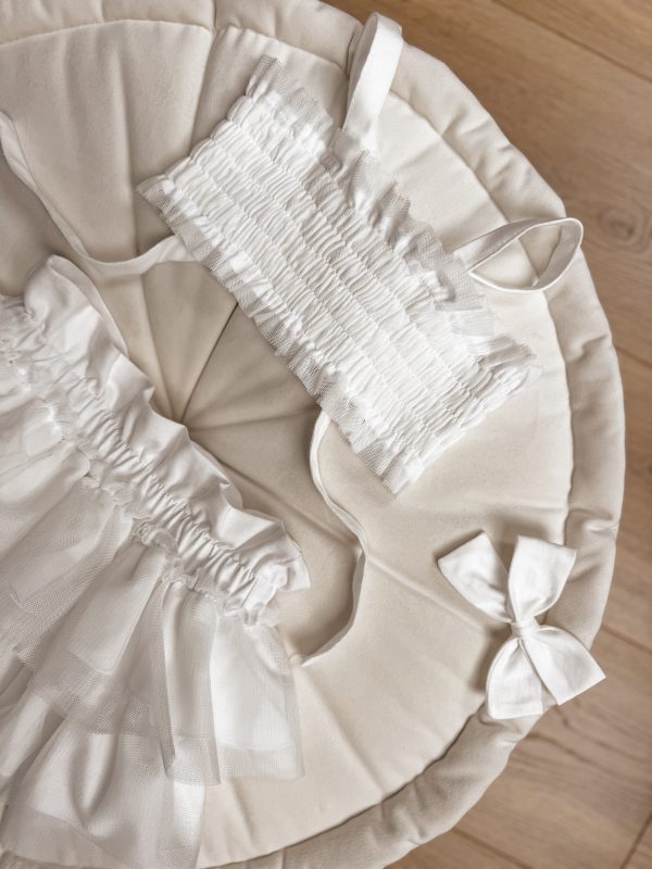 Opalacz bloomers spódniczka i top z tiulem