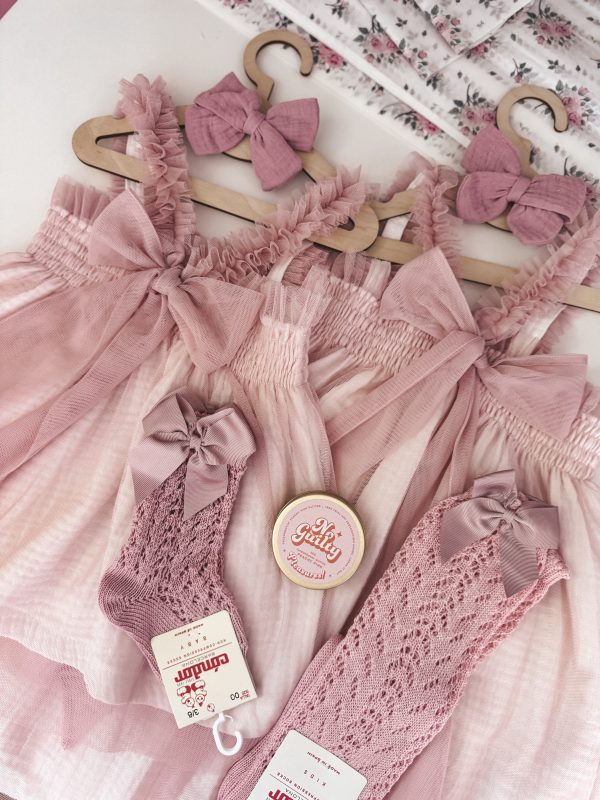 Princess Dusty pink bow