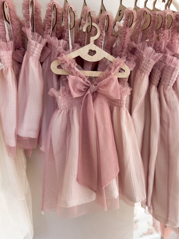Princess Dusty pink bow