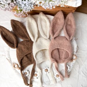 BUNNY królik szerokie uszka bonetka