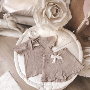 Komplet letni muślinowy Desert Sand